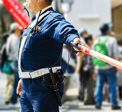 警備会社で駐車場スタッフ